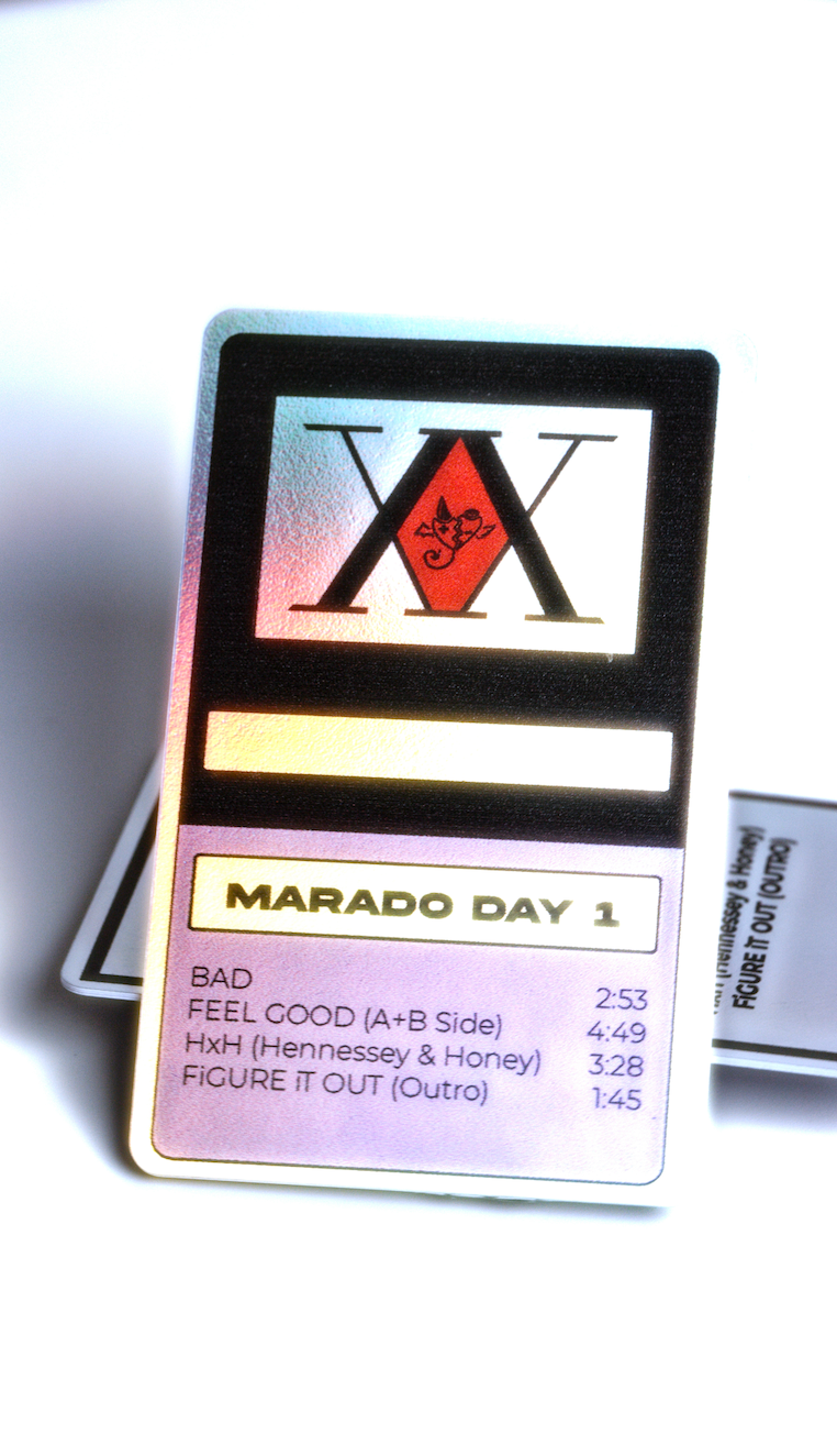 SiGNED marado HxH LiCENSE (ALL ACCESS EXCLUSiVE PASS) w/ unreleased songs from the FEEL GOOD DELUXE Album