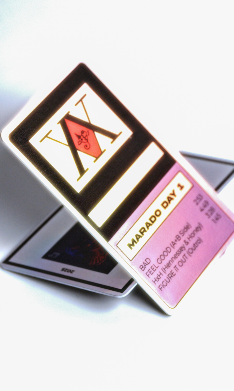 SiGNED marado HxH LiCENSE (ALL ACCESS EXCLUSiVE PASS) w/ unreleased songs from the FEEL GOOD DELUXE Album